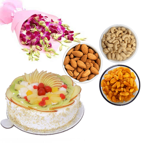 Orchids & Dry - Fruits & Fruit Cake