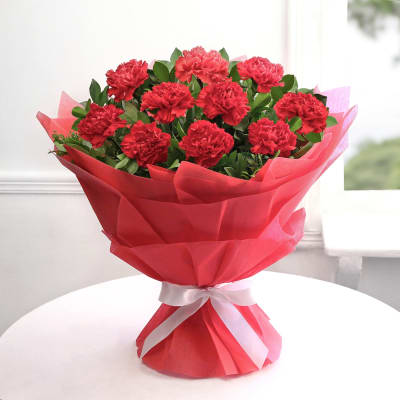 send flower Lajpat Nagar DelhiRed Carnation Bunch