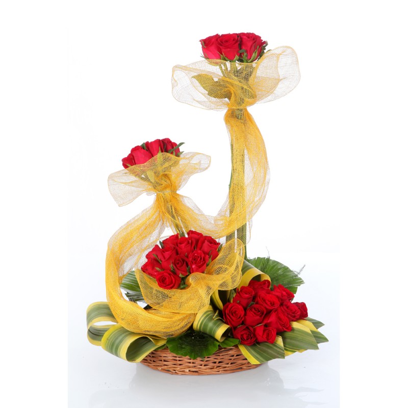 Arrangement of 75 Red Roses