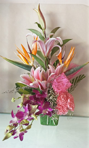 Exotic Flowers Arrangement