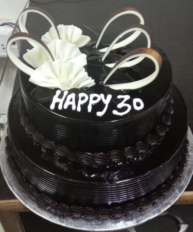 3Kg 2 Tier Chocolate Truffle Cake