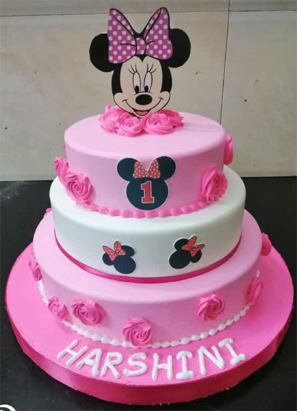 send flower Greater Kailash Delhi5Kg Mini - Mouse Fondant Cake